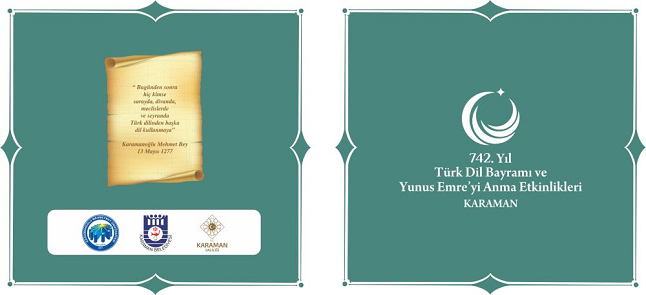 TÜRK DİL BAYRAMI VE YUNUS EMRE’Yİ ANMA ETKİNLİKLERİ